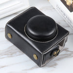 Per Sony ZV-1F Vlog Camera Borsa per fotocamera in pelle magnetica per tutto il corpo con cinturino, For Sony ZV-1F with Magnetic