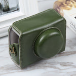 Per Sony ZV-1F Vlog Camera Borsa per fotocamera in pelle magnetica per tutto il corpo con cinturino, For Sony ZV-1F with Magnetic