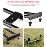 YELANGU YLG0119A Binario di scorrimento per giunzioni da 60 cm + Fibbia per binario per carrello per fotocamere reflex / videocamere, 60cm Rail Track + Rail Buckle