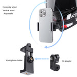 Kit montaggio casco per fotocamera e smartphone