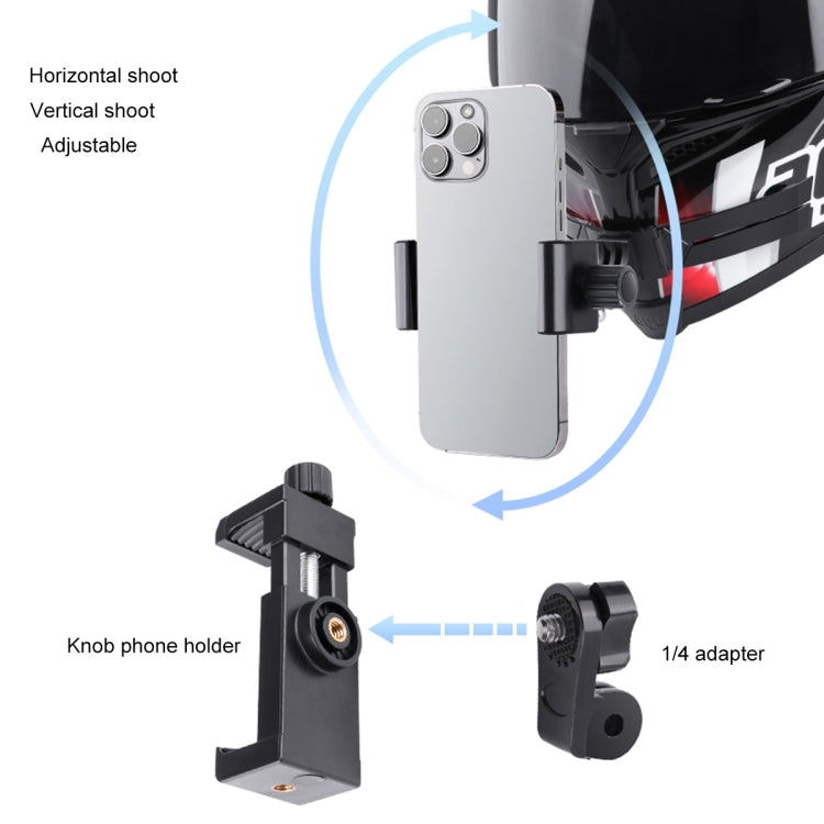Kit montaggio casco per fotocamera e smartphone