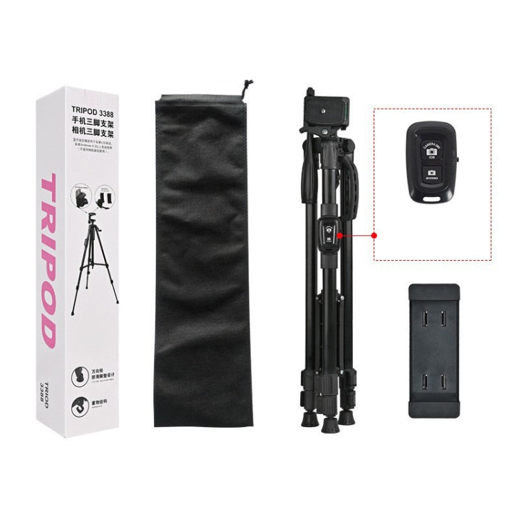 3388 Supporto per fotocamera SLR DV con treppiede per selfie dal vivo per telefono portatile da 1,3 m, 3388 1.3m