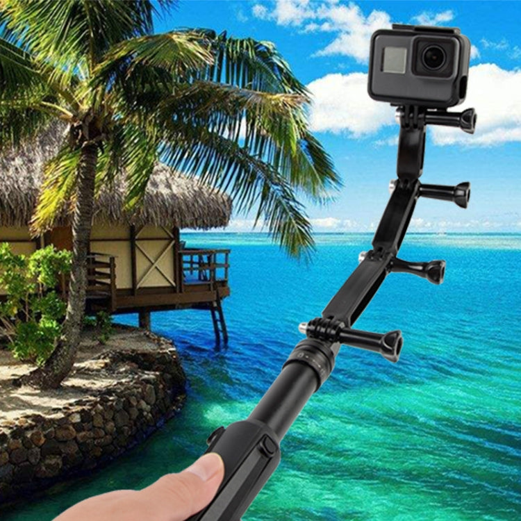 Estensore per braccio di estensione in alluminio congiunto per GoPro Hero11 Black / HERO10 Black / HERO9 Black /HERO8 / HERO7 /6 /5 /5 Session /4 Session /4 /3+ /3 /2 /1, Insta360 ONE R, DJI Osmo Action eAltre action camera, lunghezza: 8,8 cm, 8.8cm
