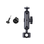 Supporto fisso per manubrio anteriore auto Ballhead da 21 mm con adattatore per treppiede e vite per GoPro Hero11 Nero / HERO10 Nero /9 Nero /8 Nero /7 /6 /5 /5 Sessione /4 Sessione /4 /3+ /3 /2 /1, DJI Osmo Action e altre action camera, 21mm 16.3cm