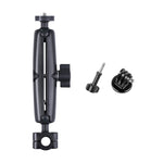 Supporto fisso per manubrio anteriore auto Ballhead da 25 mm con adattatore per treppiede e vite per GoPro Hero11 Nero / HERO10 Nero /9 Nero /8 Nero /7 /6 /5 /5 Sessione /4 Sessione /4 /3+ /3 /2 /1, DJI Osmo Action e altre action camera, 25mm 22cm