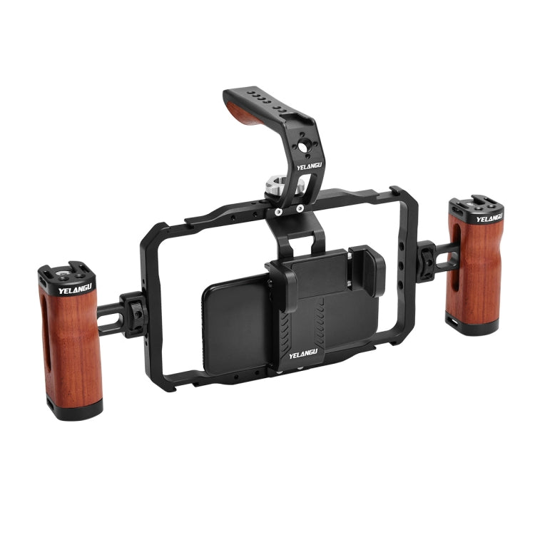 YELANGU LW101Vlogging Live Broadcast Smartphone Video Rig gestisce i kit di stabilizzatori, LW101