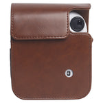 Per FUJIFILM Instax mini 12 Custodia in pelle Borsa per fotocamera a corpo intero con tracolla, For FUJIFILM Instax mini 12