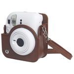 Per FUJIFILM Instax mini 12 Custodia in pelle Borsa per fotocamera a corpo intero con tracolla, For FUJIFILM Instax mini 12