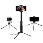 Supporto per treppiede pieghevole con impugnatura da 30-93 cm Monopiede multifunzionale per selfie stick per GoPro Hero11 Black / HERO10 Black / HERO9 Black /HERO8 / HERO7 /6 /5 /5 Session /4 Session /4 /3+ /3 /2 /1, Insta360ONE R, DJI Osmo Action e al...