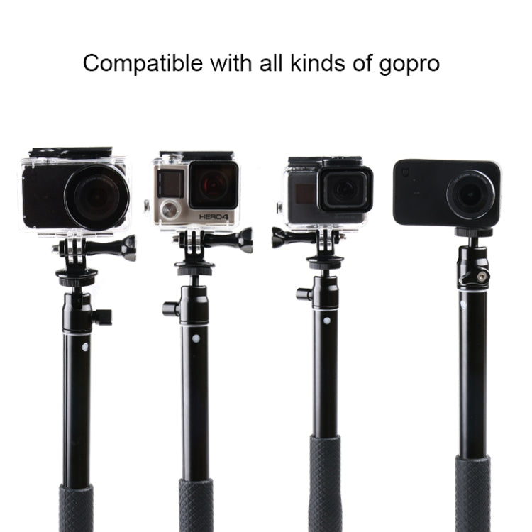 Supporto per treppiede pieghevole con impugnatura da 30-93 cm Monopiede multifunzionale per selfie stick per GoPro Hero11 Black / HERO10 Black / HERO9 Black /HERO8 / HERO7 /6 /5 /5 Session /4 Session /4 /3+ /3 /2 /1, Insta360ONE R, DJI Osmo Action e al...