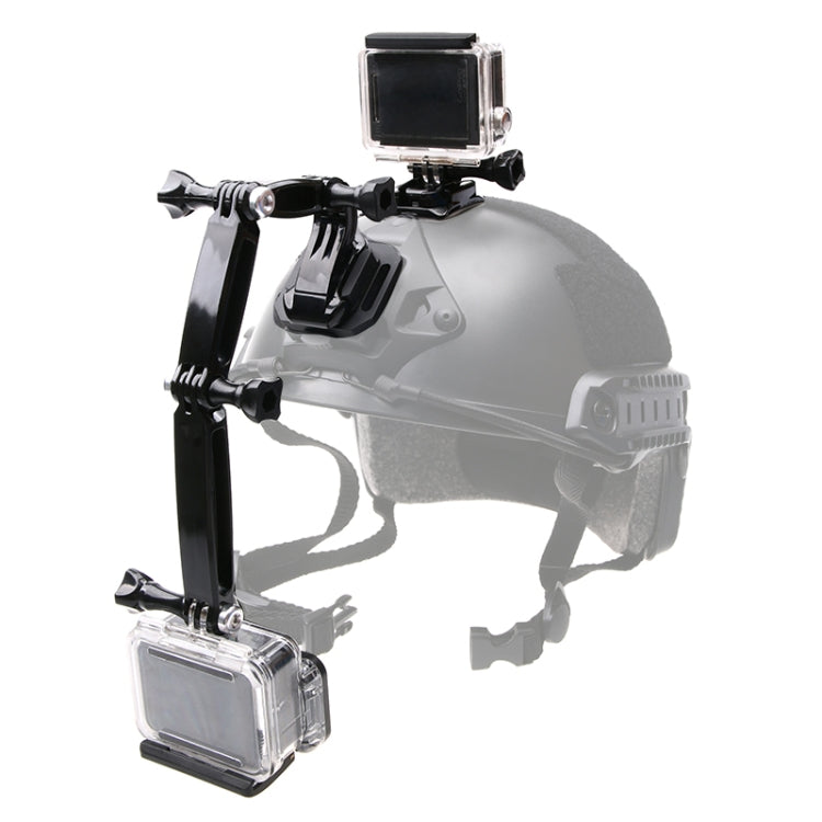 Set di pacchetti per montaggio frontale sul casco per GoPro Hero11 Black / HERO10 Black /9 Black /8 Black /7 /6 /5 /5 Session /4 Session /4 /3+ /3 /2 /1, DJI Osmo Action e altre action cam, Mount Bundle Set