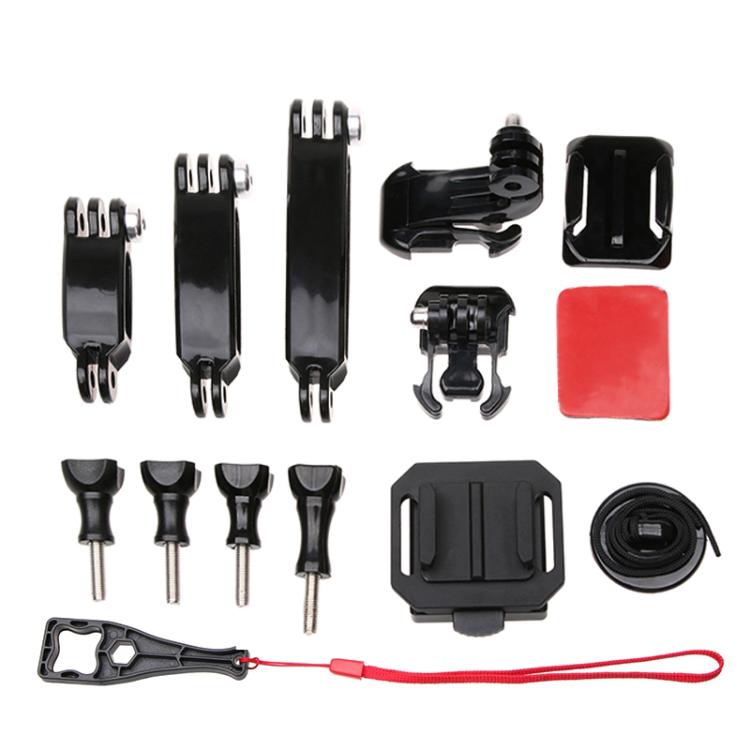 Set di pacchetti per montaggio frontale sul casco per GoPro Hero11 Black / HERO10 Black /9 Black /8 Black /7 /6 /5 /5 Session /4 Session /4 /3+ /3 /2 /1, DJI Osmo Action e altre action cam, Mount Bundle Set