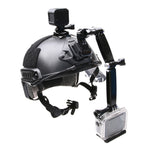 Set di pacchetti per montaggio frontale sul casco per GoPro Hero11 Black / HERO10 Black /9 Black /8 Black /7 /6 /5 /5 Session /4 Session /4 /3+ /3 /2 /1, DJI Osmo Action e altre action cam, Mount Bundle Set
