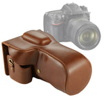 Custodia in pelle PU per fotocamera full body per Nikon D7200 / D7100 / D7000 (obiettivo 18-200 / 18-140mm), For D7200
