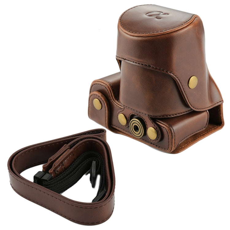 Custodia in pelle PU per fotocamera full body con cinturino per Sony NEX 7 / F3 (obiettivo 18-55 mm), For Sony NEX 7 / F3, For Sony NEX 7