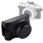 Custodia per fotocamera in pelle PU per fotocamera full body con tracolla per Panasonic Lumix GF7 / GF8 / GF9 (obiettivo 12-32mm / 14-42mm), For Lumix GF7
