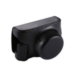 Custodia per fotocamera in pelle PU per fotocamera full body con tracolla per Panasonic Lumix GF7 / GF8 / GF9 (obiettivo 12-32mm / 14-42mm), For Lumix GF7