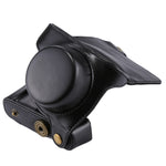 Custodia per fotocamera in pelle PU per fotocamera full body con tracolla per Panasonic Lumix GF7 / GF8 / GF9 (obiettivo 12-32mm / 14-42mm), For Lumix GF7