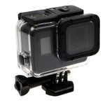 Per GoPro HERO6 /5 Custodia protettiva impermeabile da 30 m + copertura posteriore cava con fibbia di montaggio e vite di base, non è necessario smontare l'obiettivo (GP413), Housing Case+ Back cover