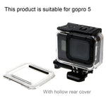 Per GoPro HERO6 /5 Custodia protettiva impermeabile da 30 m + copertura posteriore cava con fibbia di montaggio e vite di base, non è necessario smontare l'obiettivo (GP413), Housing Case+ Back cover