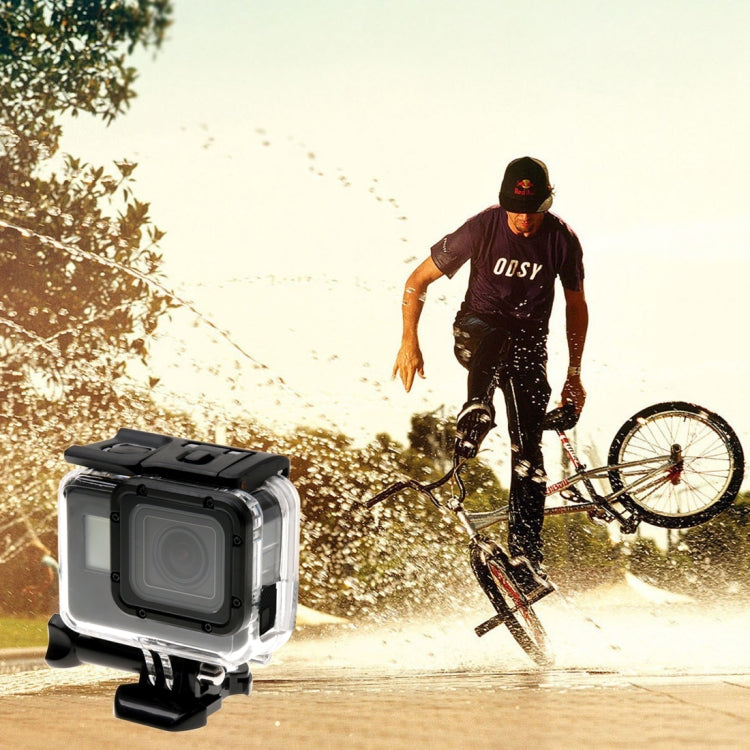Per GoPro HERO6 /5 Custodia protettiva Skeleton + Cover posteriore cava con fibbia Montaggio base e vite, non è necessario smontare l'obiettivo, Hollow Back Cover