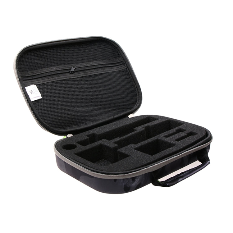 Custodia portatile impermeabile antiurto in EVA con motivo mimetico per GoPro Hero11 Black / HERO10 Black / HERO9 Black / HERO8 Black /7 /6 /5 /4 /3+ /3 /2 /1, DJI Osmo Action e altri accessori per action cam, dimensioni: 27 cmx 19 x 7 cm              ...