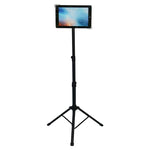Supporto per tablet con supporto da pavimento per treppiede con montaggio universale per iPad e tablet e laptop da 7-12 pollici