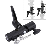 Staffa per ombrellone con supporto per flash multifunzione tipo H, carico massimo: 3 kg, H-Bracket