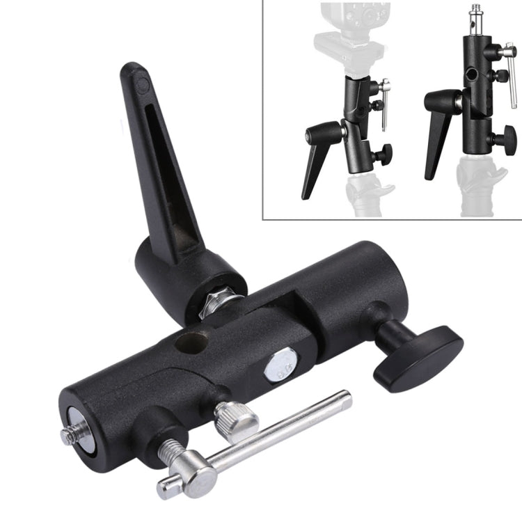 Staffa per ombrellone con supporto per flash multifunzione tipo H, carico massimo: 3 kg, H-Bracket