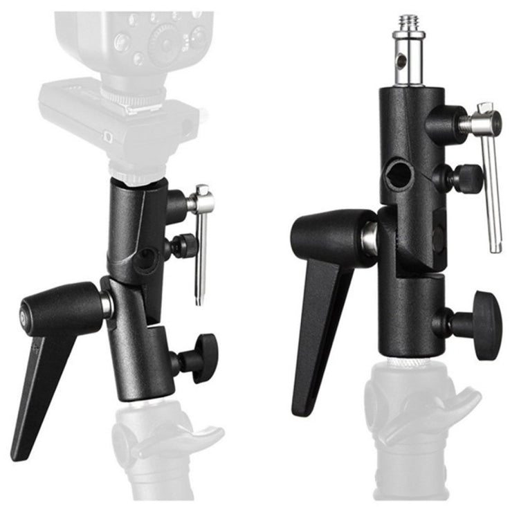 Staffa per ombrellone con supporto per flash multifunzione tipo H, carico massimo: 3 kg, H-Bracket