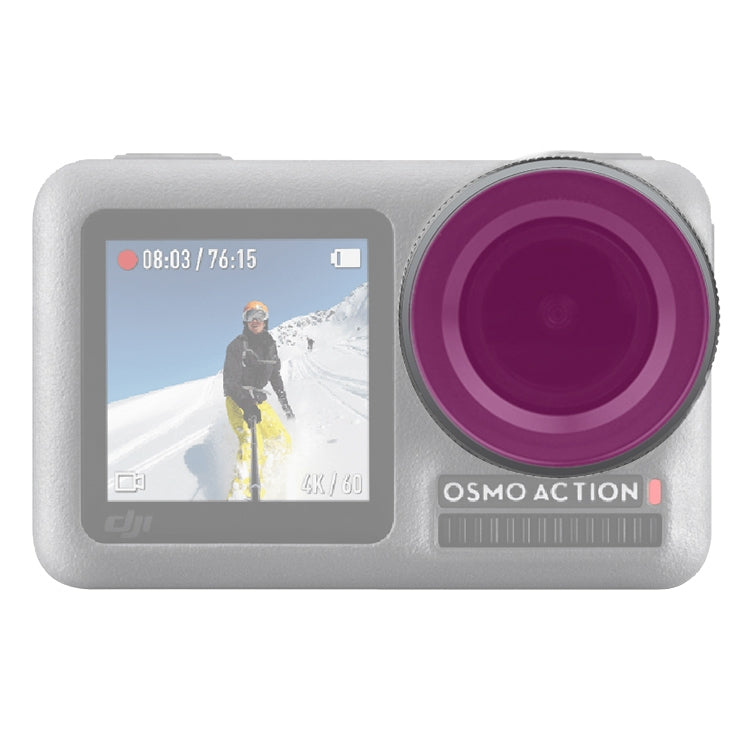 Sunnylife OA-FI179 Filtro per immersione con obiettivo per DJI OSMO ACTION, OA-FI179, Purple