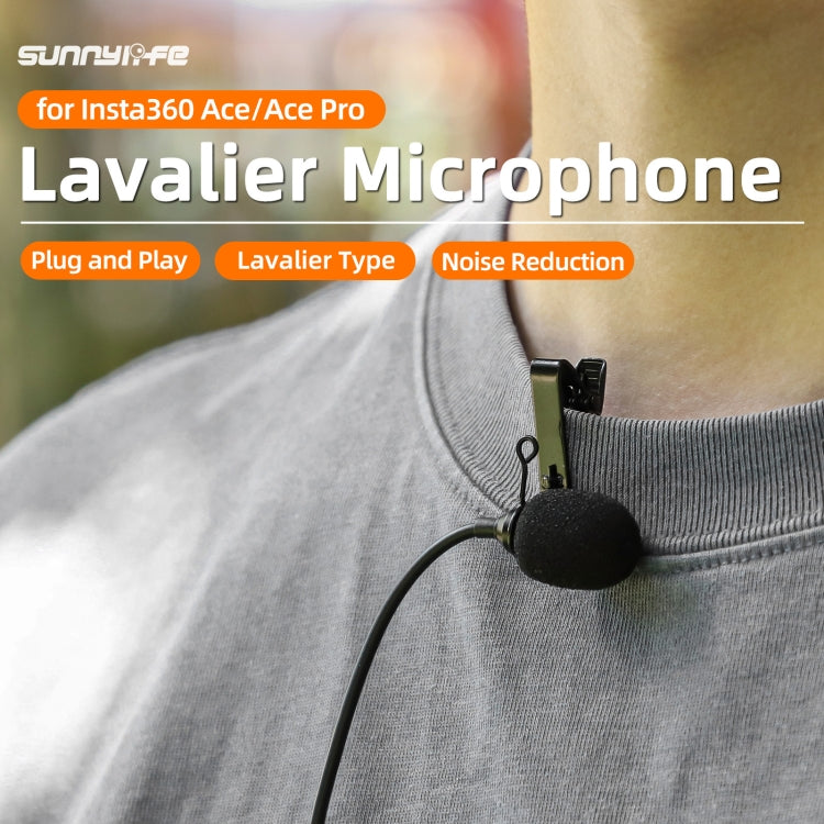 Microfono Lavalier Type-C per Insta360 Ace e Ace Pro