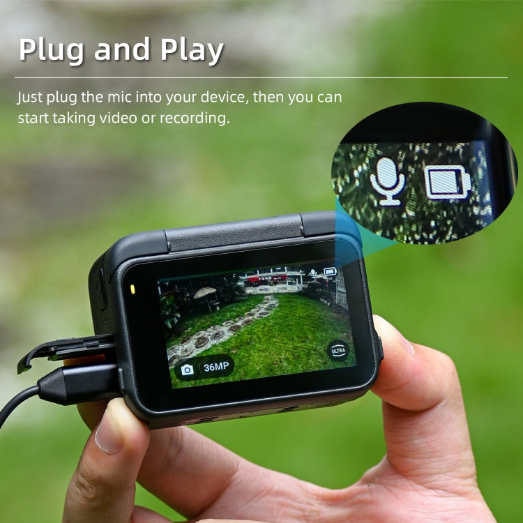 Microfono Lavalier Type-C per Insta360 Ace e Ace Pro