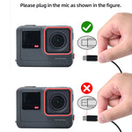 Microfono Lavalier Type-C per Insta360 Ace e Ace Pro