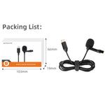 Microfono Lavalier Type-C per Insta360 Ace e Ace Pro