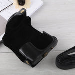Custodia in pelle PU per fotocamera full body con cinturino per Canon G16, For G16