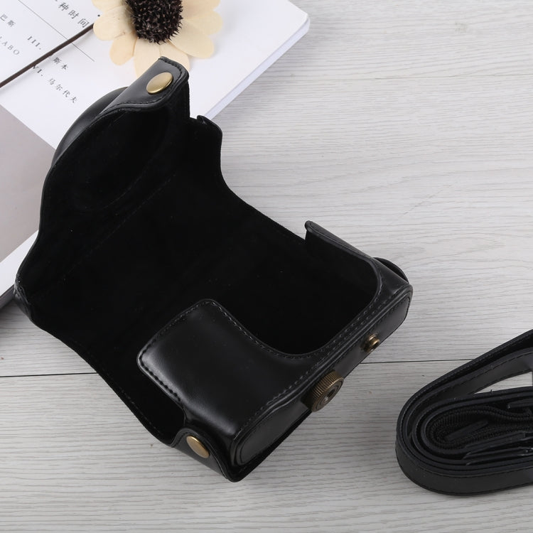 Custodia in pelle PU per fotocamera full body con cinturino per Canon G16, For G16