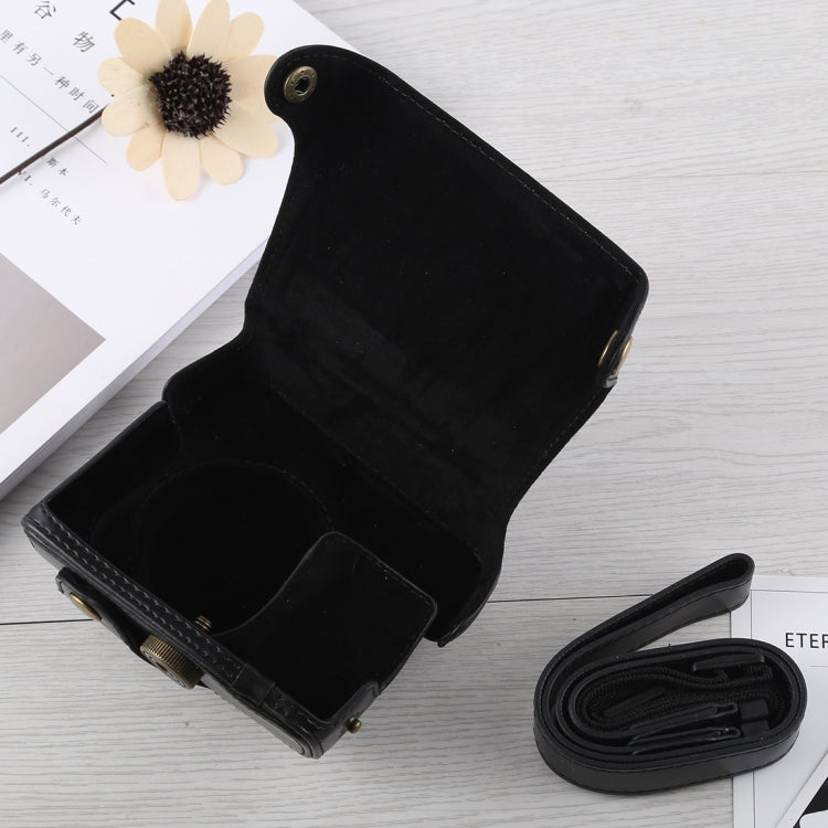 Custodia in pelle PU per fotocamera full body con cinturino per Canon G16, For G16