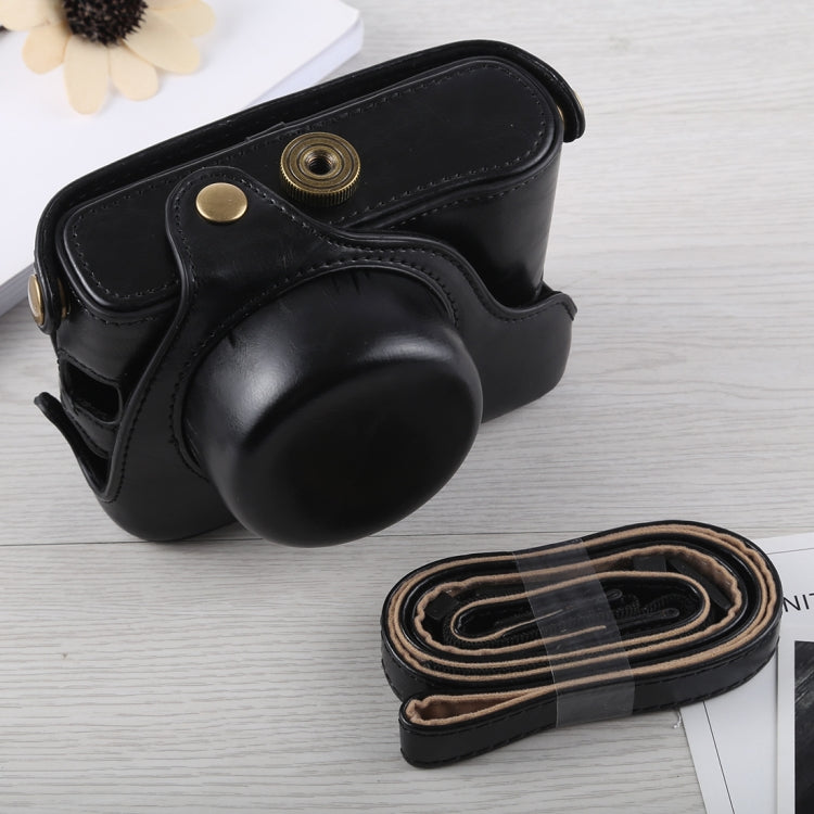 Custodia in pelle PU per fotocamera full body con cinturino per Fujifilm X100F, For FUJI X100F