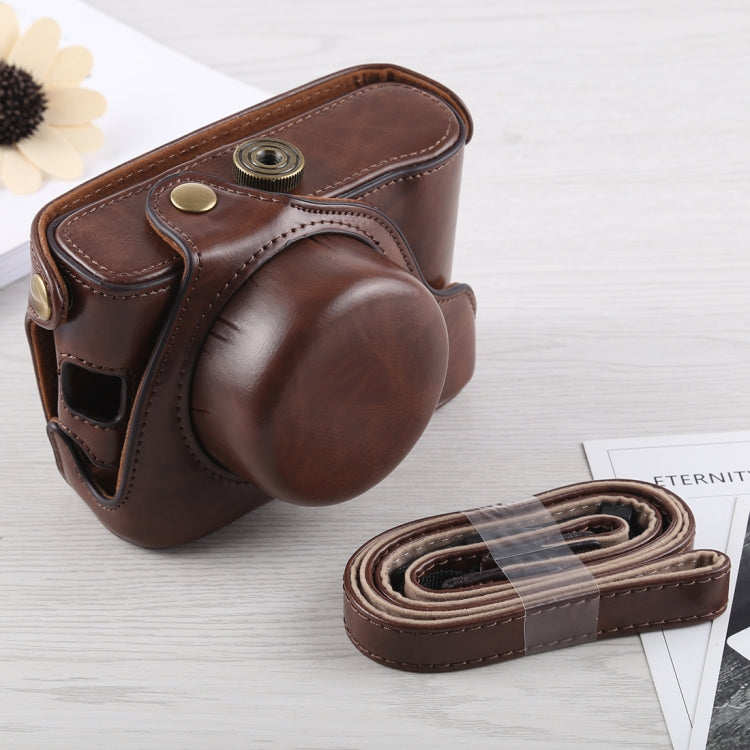 Custodia in pelle PU per fotocamera full body con cinturino per Fujifilm X100F, For FUJI X100F