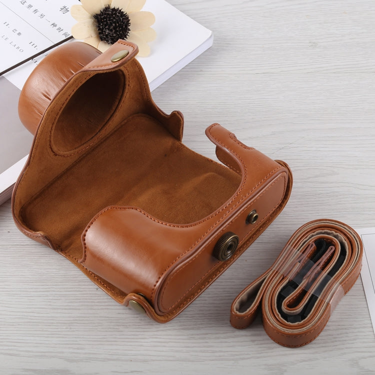 Custodia in pelle PU per fotocamera full body con cinturino per Fujifilm X100F, For FUJI X100F