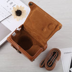Custodia in pelle PU per fotocamera full body con cinturino per Fujifilm X100F, For FUJI X100F