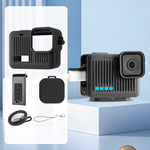 Custodia in silicone per GoPro HERO 2024 con copriobiettivo