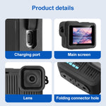 Custodia in silicone per GoPro HERO 2024 con copriobiettivo