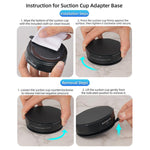 Base adattatore universale a ventosa Sunnylife con forte ventosa per action camera