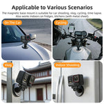 Supporto magnetico a sgancio rapido Sunnylife con inclinazione regolabile di 1/4 e 180° per Insta360 X4 Air / X5 / Ace / Ace Pro 2 / 1, DZ-142 For Insta360 X4 Air / X5