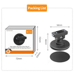 Supporto magnetico a sgancio rapido Sunnylife con inclinazione regolabile di 1/4 e 180° per Insta360 X4 Air / X5 / Ace / Ace Pro 2 / 1, DZ-142 For Insta360 X4 Air / X5