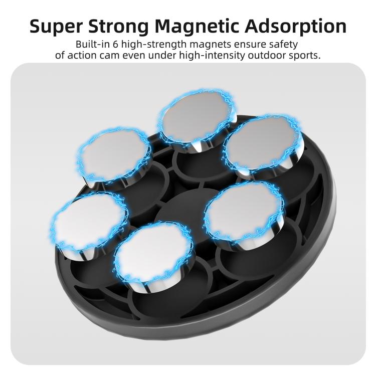 Supporto magnetico a sgancio rapido Sunnylife con inclinazione regolabile di 1/4 e 180° per Insta360 X4 Air / X5 / Ace / Ace Pro 2 / 1, DZ-142 For Insta360 X4 Air / X5
