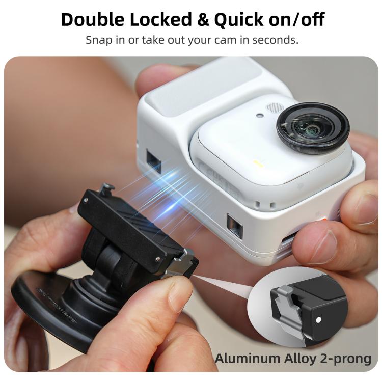 Per Insta360 GO Ultra, supporto magnetico a sgancio rapido Sunnylife, staffa da tavolo regolabile con inclinazione di 1/4 e 180°., DZ-143 For Insta360 GO Ultra