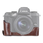 Mezza custodia in pelle PU per Canon EOS M5